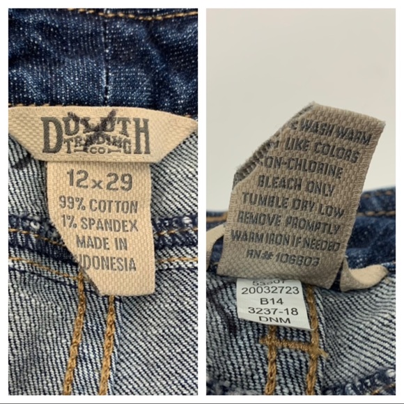 Duluth Trading Co Women’s Flex Boot Cut Jeans Medium Dark Wash New Nwt Size 12 - Picture 10 of 16